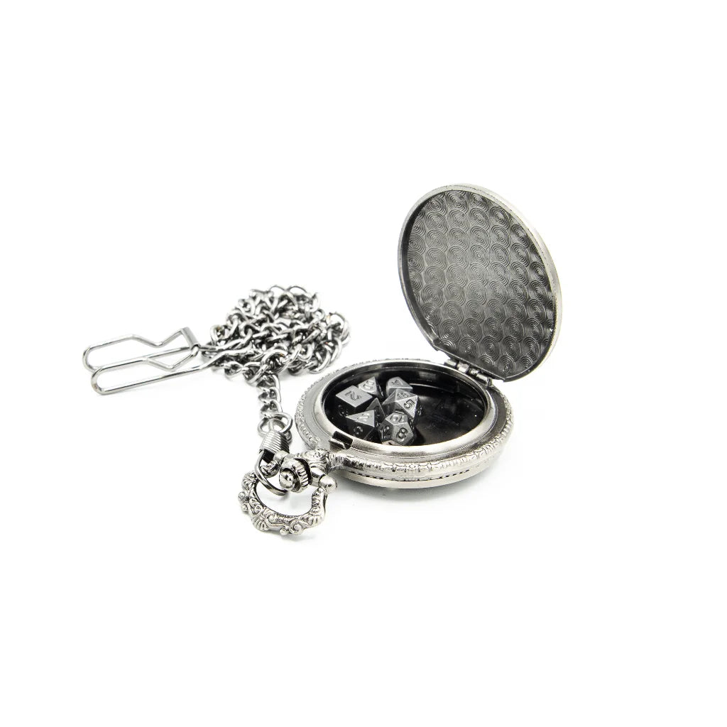 Fate’s Guardian | Pocket Watch Case | Ancient Silver - Pocket Watch
