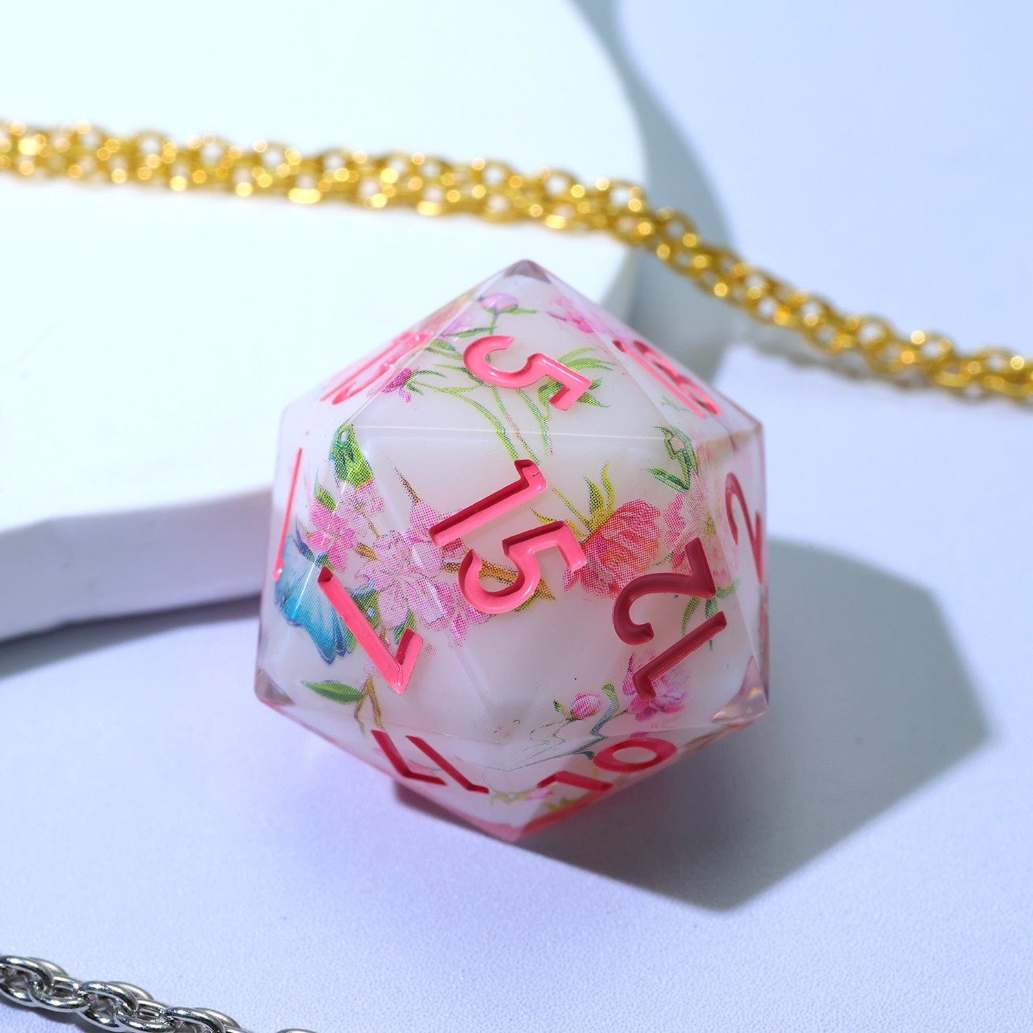Tabletop Dominion DICE Fey Garden | Art Core Dice | 7 Piece Set