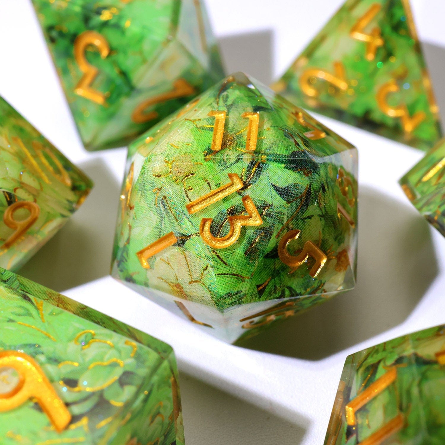 Tabletop Dominion DICE Feygrove | Art Core Dice | 7 Piece Set