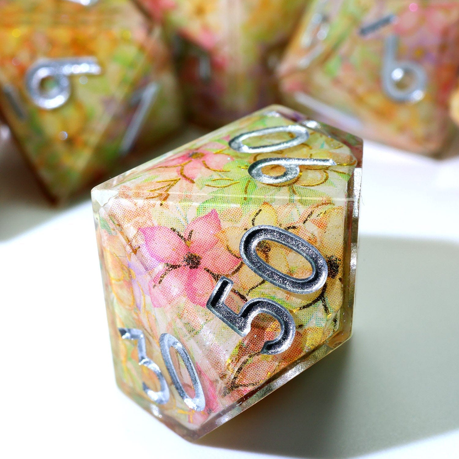 Tabletop Dominion DICE Feywild Bloom | Art Core Dice | 7 Piece Set