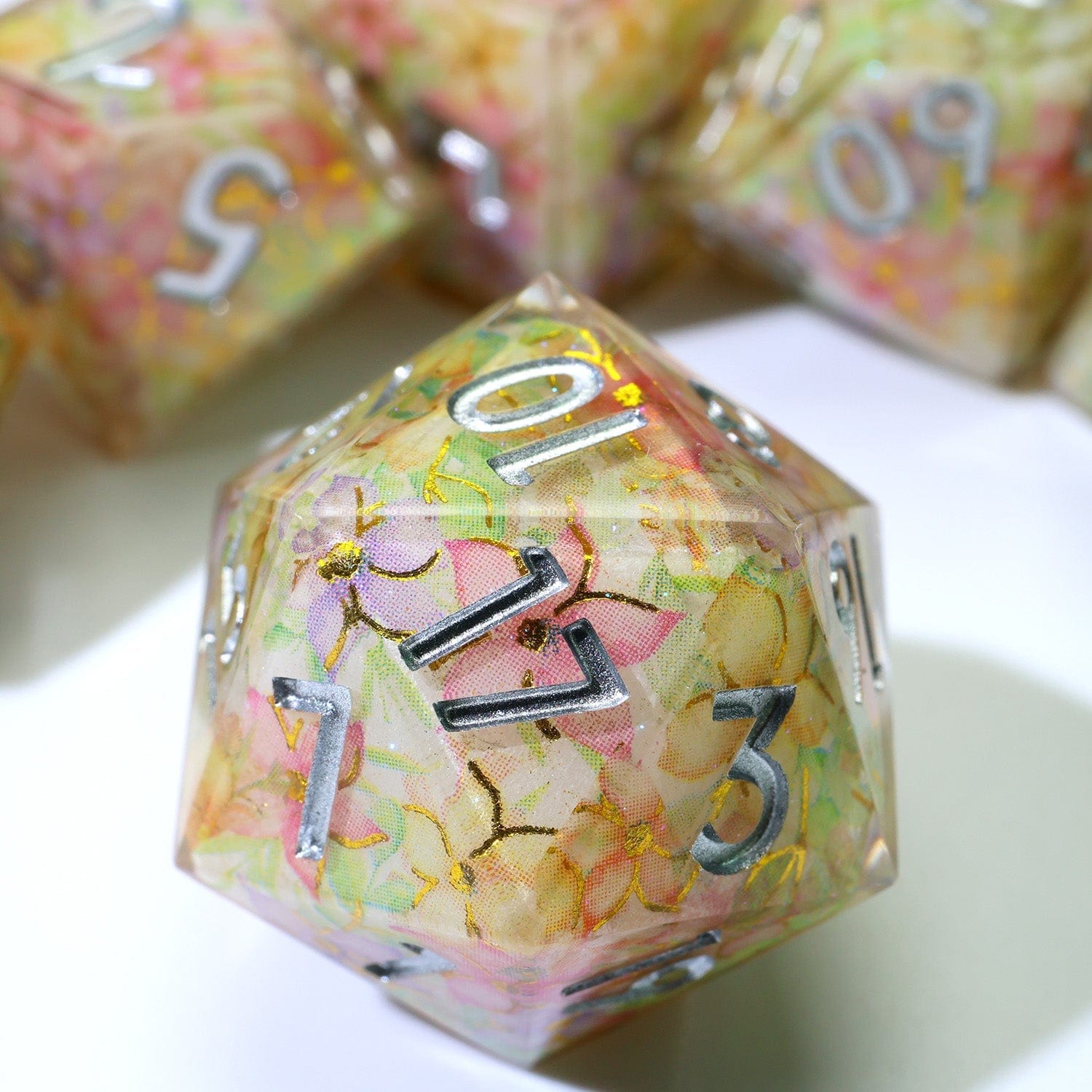Tabletop Dominion DICE Feywild Bloom | Art Core Dice | 7 Piece Set