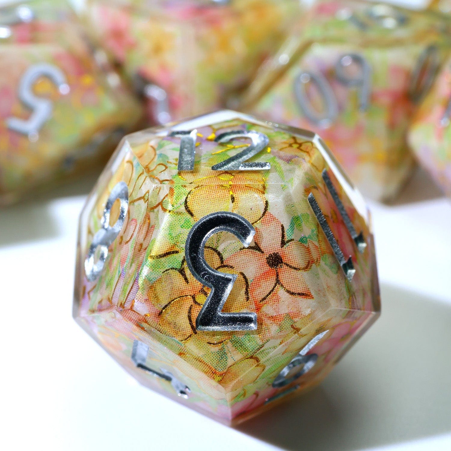 Tabletop Dominion DICE Feywild Bloom | Art Core Dice | 7 Piece Set