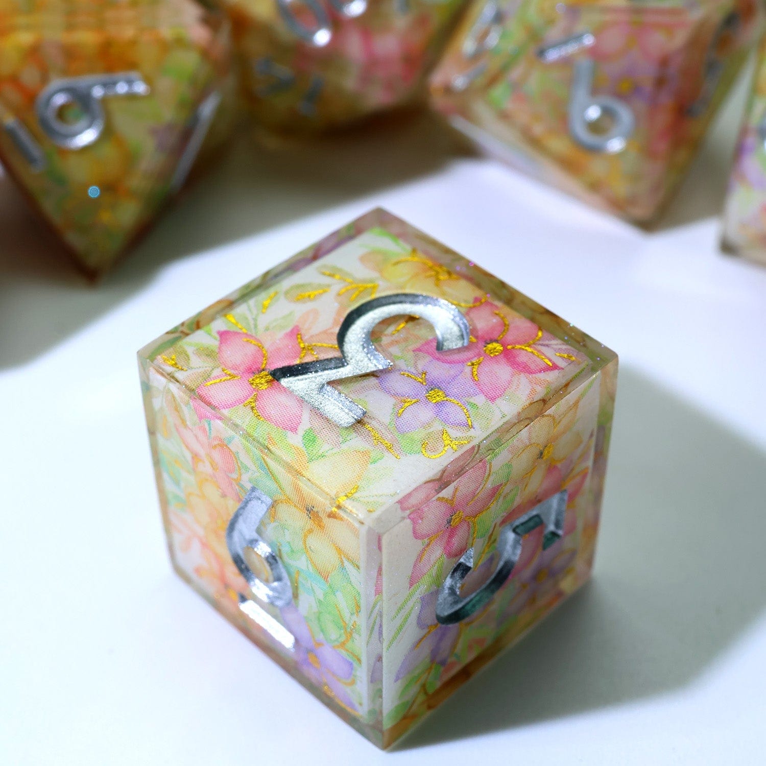 Tabletop Dominion DICE Feywild Bloom | Art Core Dice | 7 Piece Set