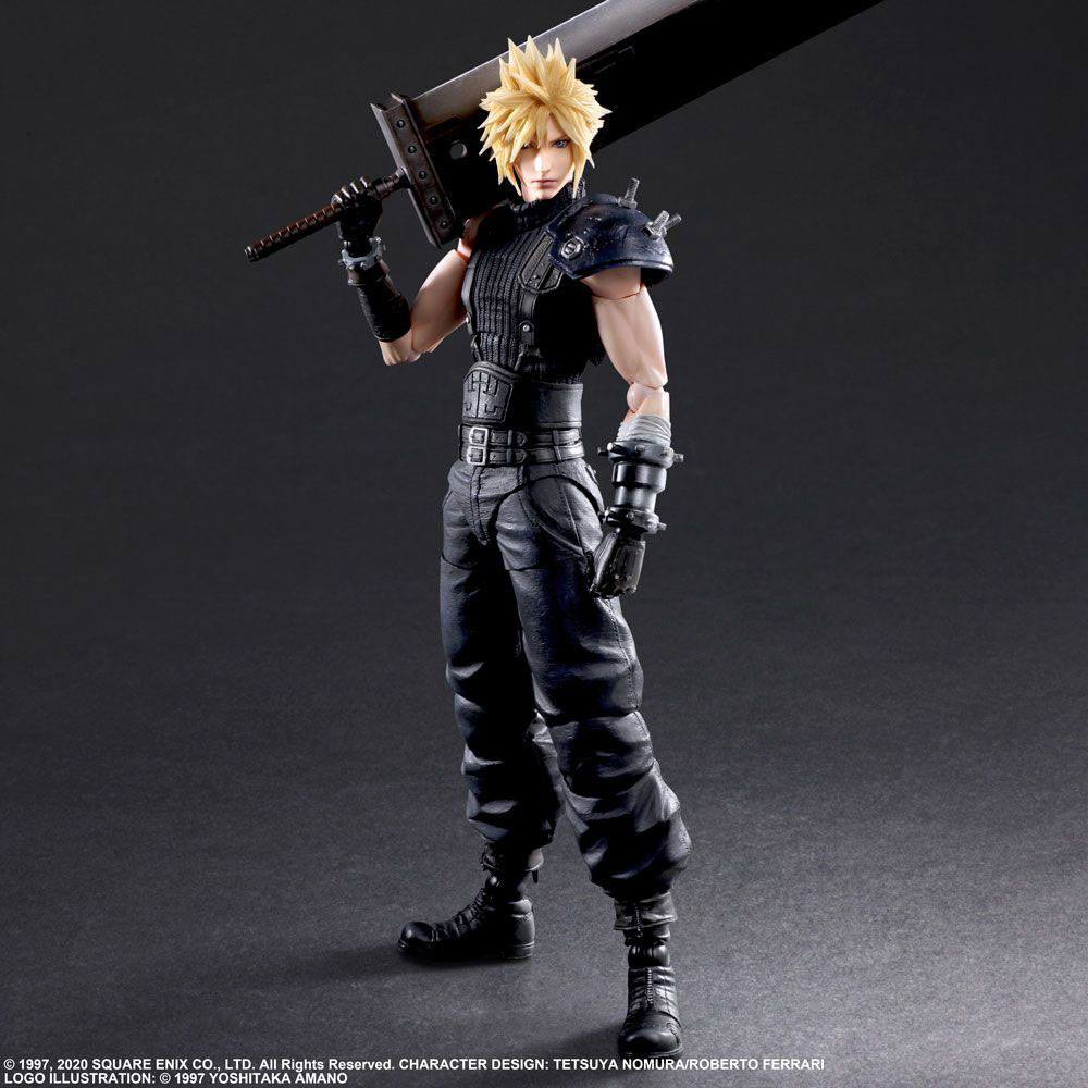 Collectibles Final Fantasy VII Remake Play Arts Kai Action Figure Cloud Strife Ver. 2 4988601350112