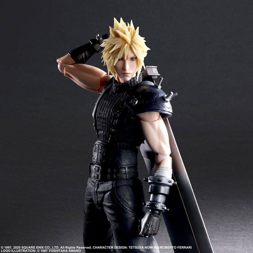Collectibles Final Fantasy VII Remake Play Arts Kai Action Figure Cloud Strife Ver. 2 4988601350112