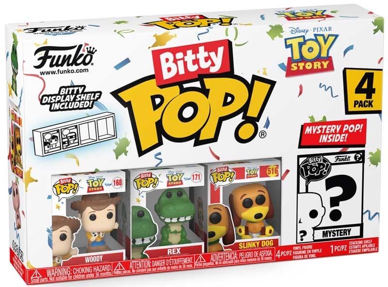 Funko Pop FUNKO BITTY POP: TOY STORY 4PK - WOODY 889698730426