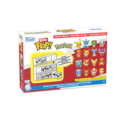 GameOn.games Action & Toy Figures Bitty POP: Pokémon - Bulbasaur 4 Pack