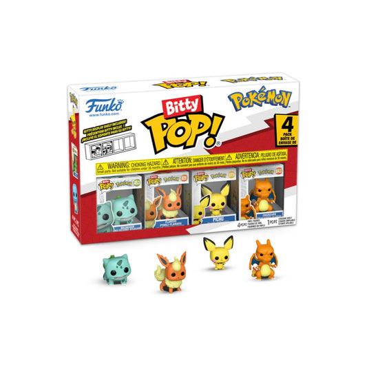 GameOn.games Action & Toy Figures Bitty POP: Pokémon - Bulbasaur 4 Pack