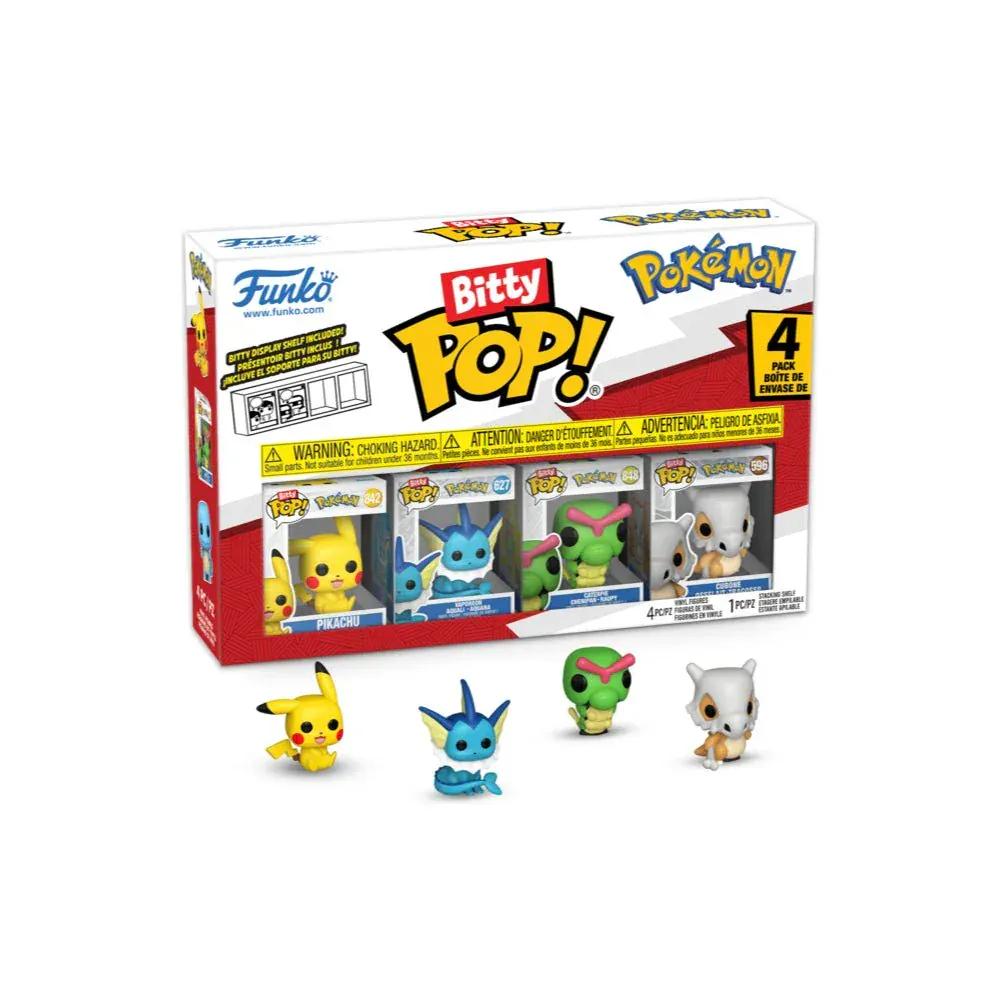 GameOn.games Action & Toy Figures Bitty POP: Pokémon - Pikachu 4 Pack