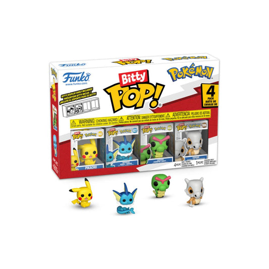 GameOn.games Action & Toy Figures Bitty POP: Pokémon - Pikachu 4 Pack