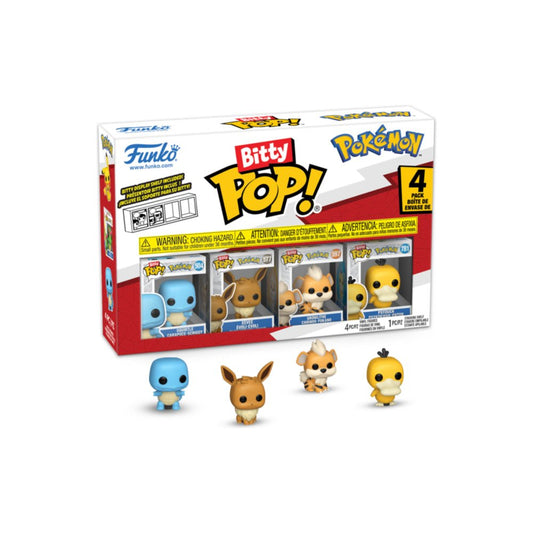 GameOn.games Action & Toy Figures Bitty POP: Pokémon - Squirtle 4 Pack