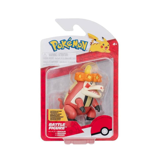 GameOn.games Action & Toy Figures Pokémon 2-3" Battle Figure Pack - Crocalor