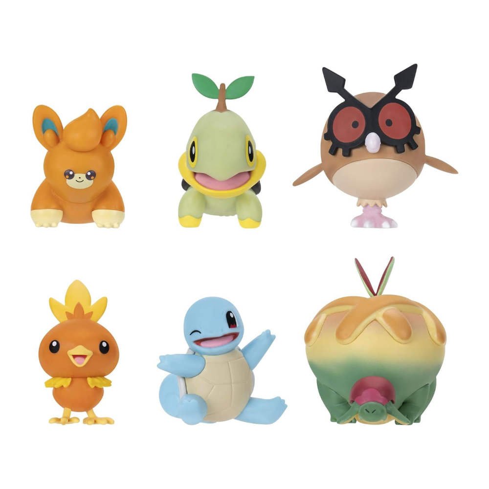 GameOn.games Action & Toy Figures Pokémon Battle Figure 6 Pack