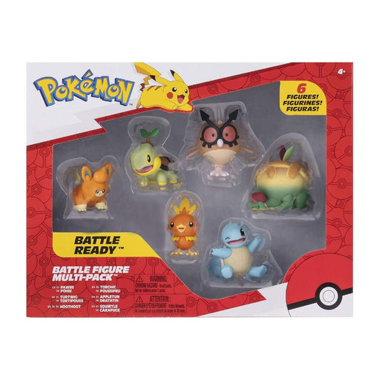 GameOn.games Action & Toy Figures Pokémon Battle Figure 6 Pack