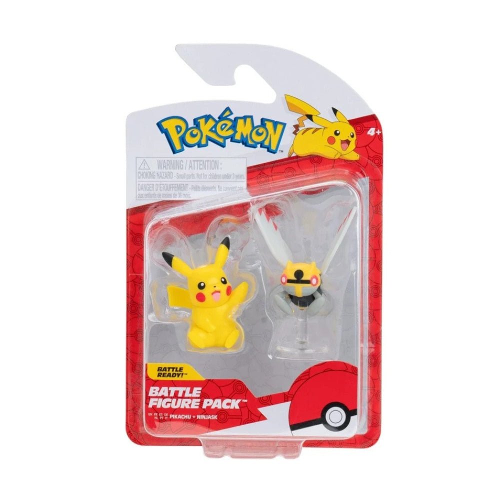 GameOn.games Action & Toy Figures Pokémon Battle Figure - Pikachu & Ninjask