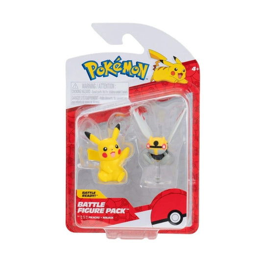 GameOn.games Action & Toy Figures Pokémon Battle Figure - Pikachu & Ninjask