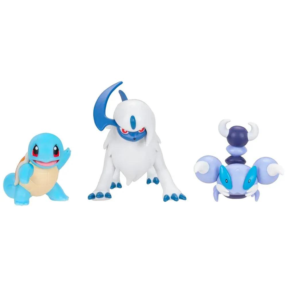 GameOn.games Action & Toy Figures Pokémon Battle Figure - Squirtle & Absol & Skorupi