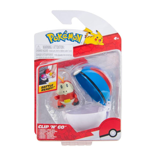 GameOn.games Action & Toy Figures Pokémon Clip 'n' Go - Fuecoco & Great Ball