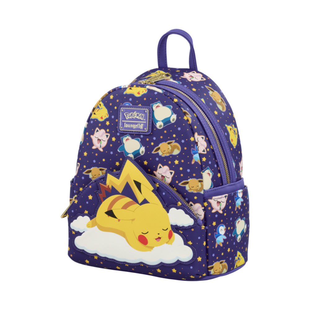 GameOn.games Bag Loungefly - Sleeping Pikachu Mini Backpack Faux Leather