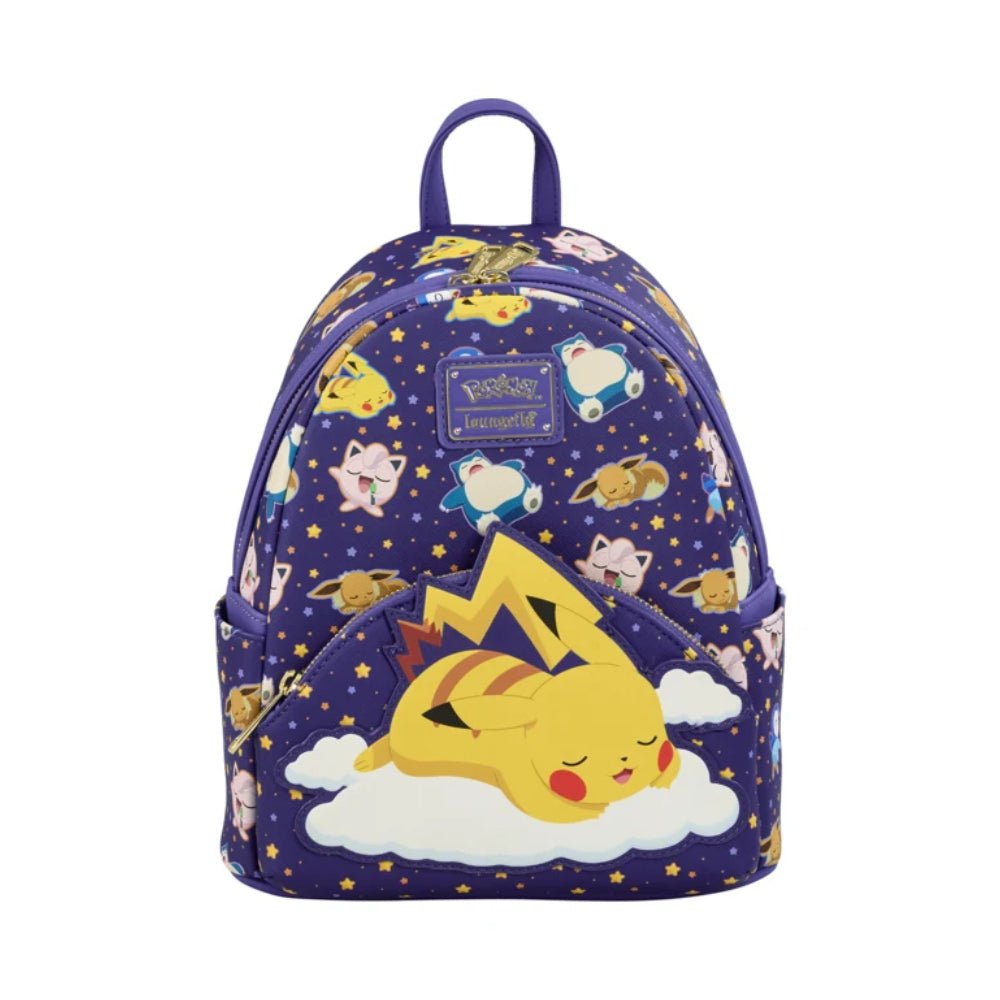 GameOn.games Bag Loungefly - Sleeping Pikachu Mini Backpack Faux Leather