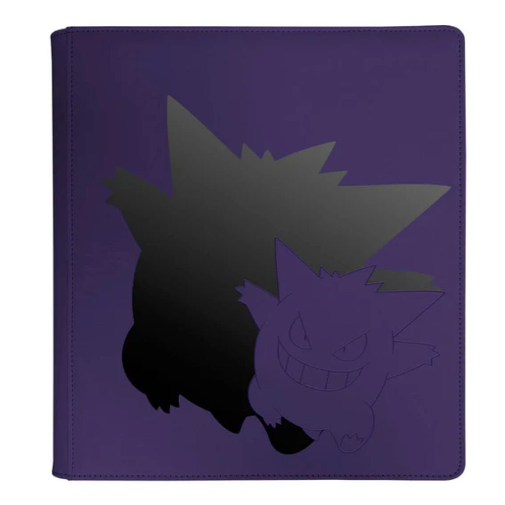 GameOn.games Binder Pokemon Elite Series: 12 Pocket Portfolio Zippered PRO Binder - Gengar