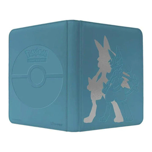 GameOn.games Binder Pokemon Elite Series: Lucario 9-Pocket Zippered PRO Binder