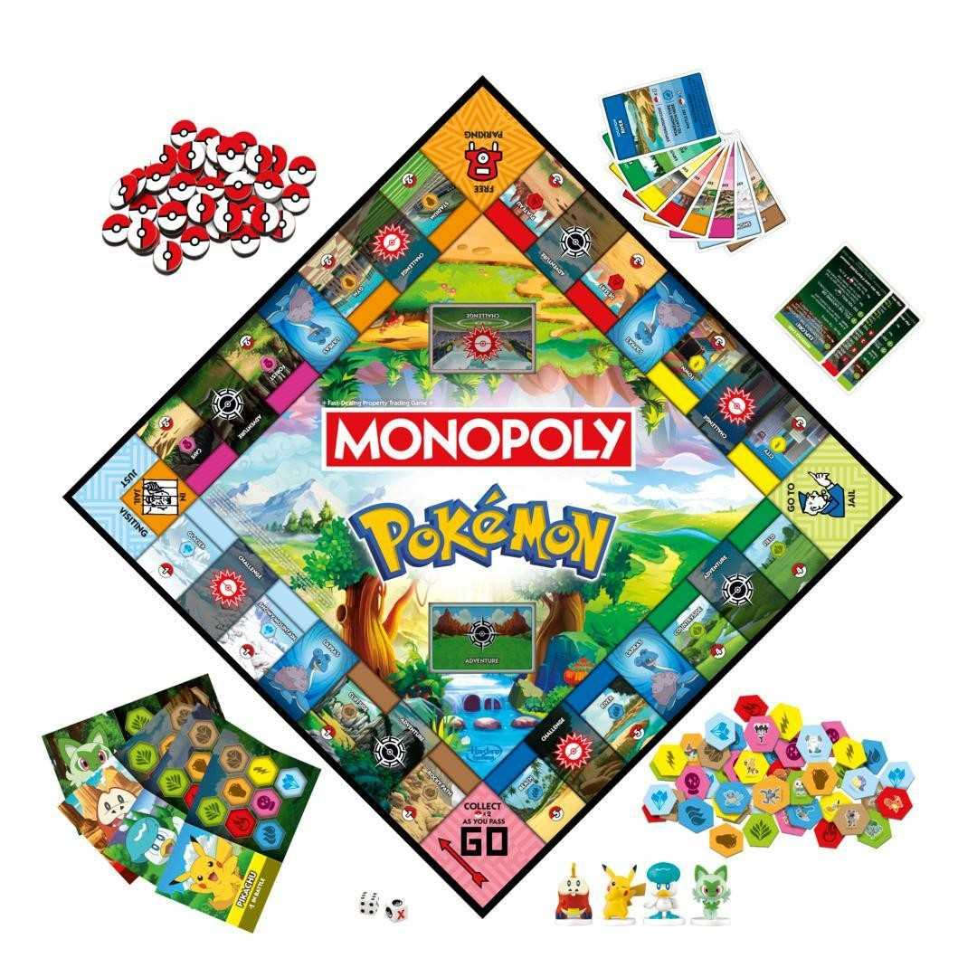 GameOn.games board game Monopoly Pokémon