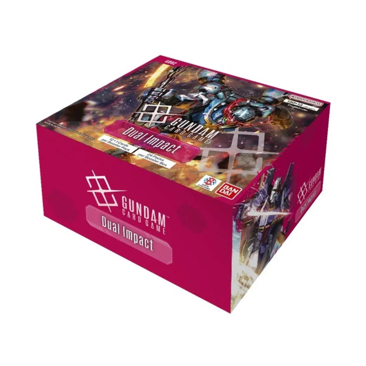 GameOn.games Collectible Trading Cards Gundam Card Game:  Dual Impact Booster Box (GD02) - 24 Pack