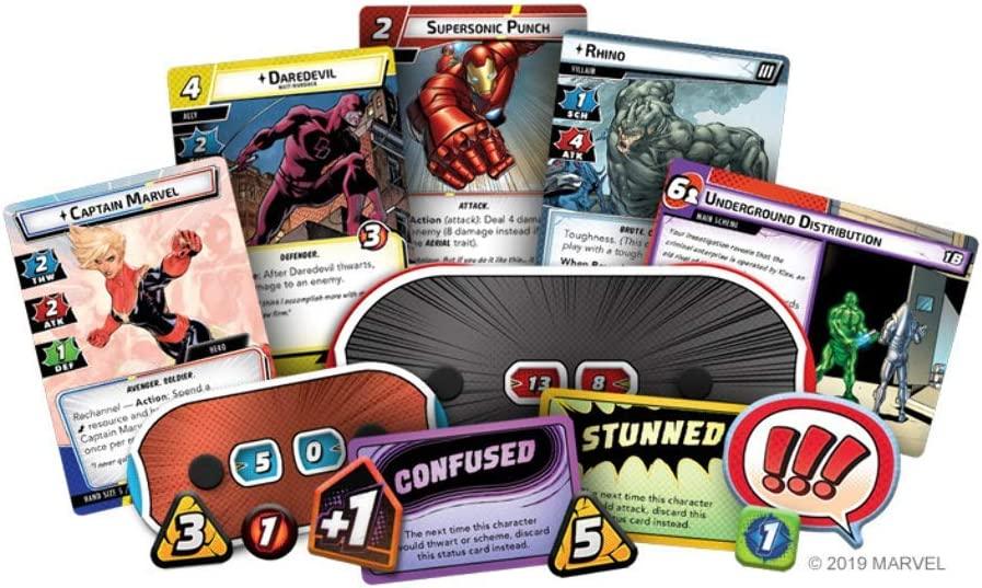 GameOn.games Collectible Trading Cards Marvel Champions: Base Game