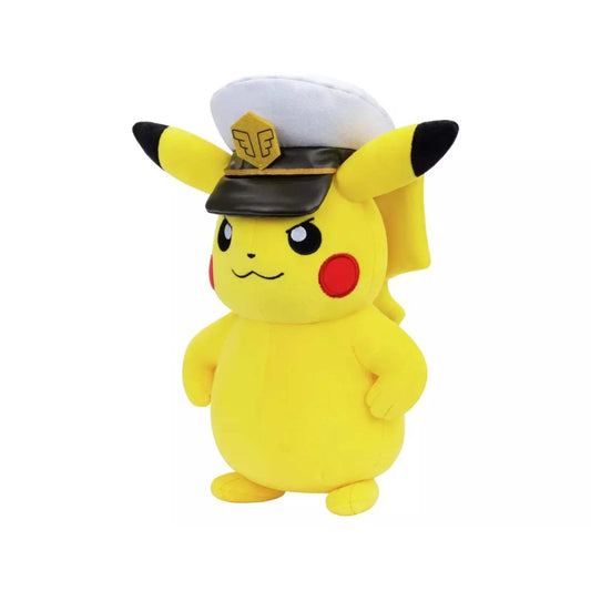 GameOn.games Plush 8" Pikachu with Captain's Hat Plush