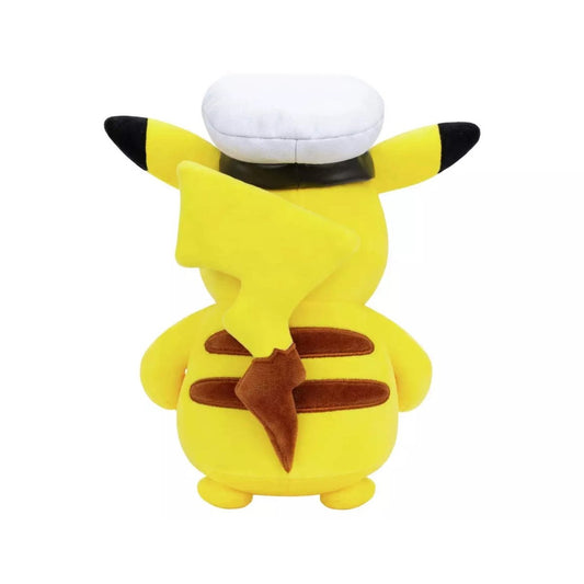 GameOn.games Plush 8" Pikachu with Captain's Hat Plush