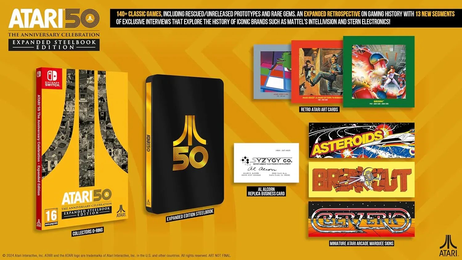 GameRaid Video Game Atari 50: The Anniversary Celebration – Expanded Edition – Steelbook (Switch)