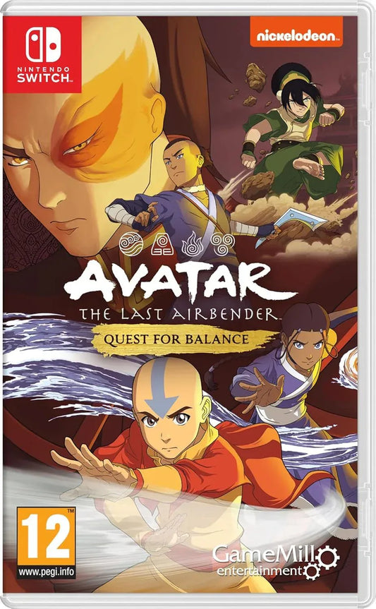 GameRaid Video Game Avatar The Last Airbender Quest for Balance Nintendo Switch
