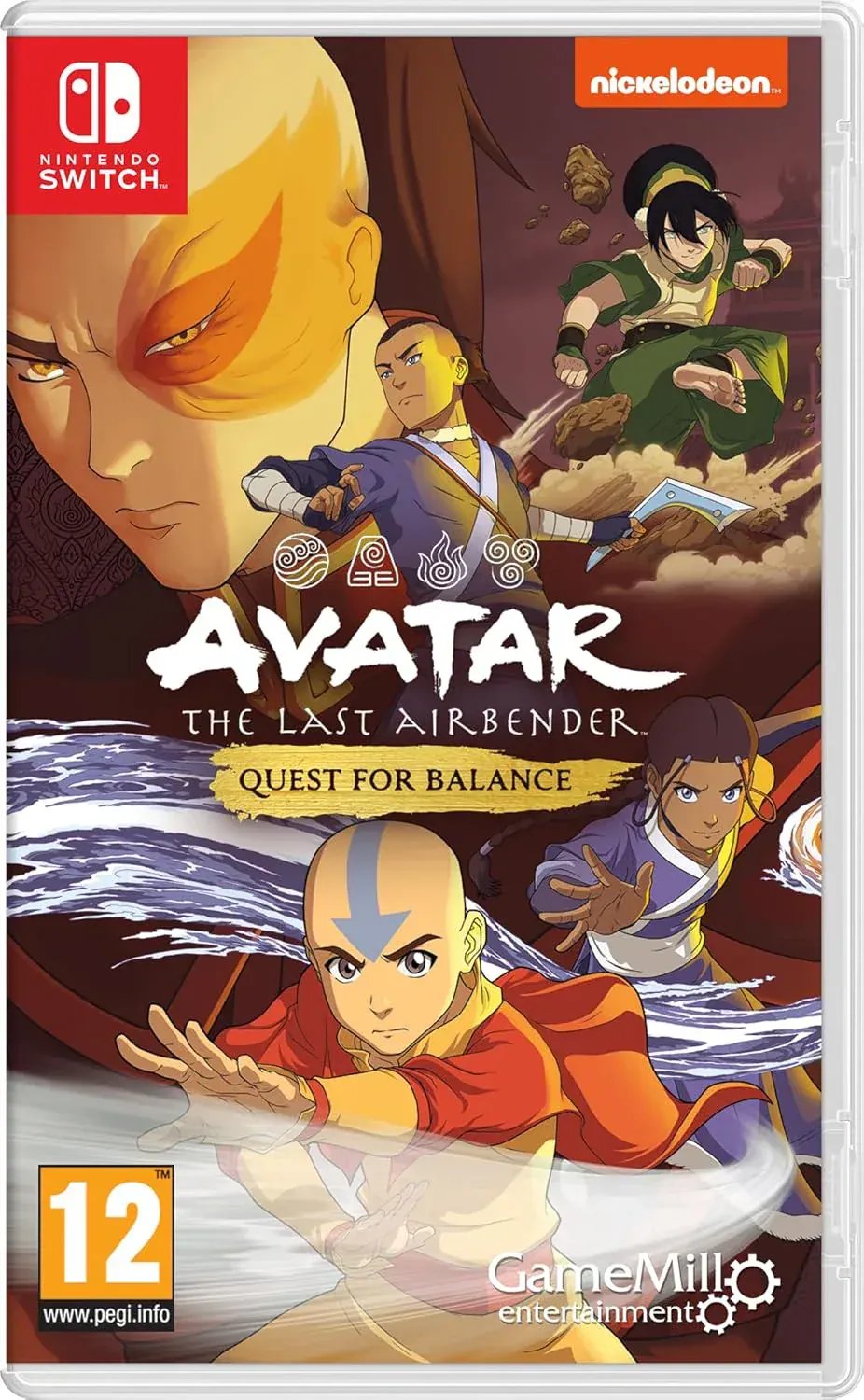 GameRaid Video Game Avatar The Last Airbender Quest for Balance Nintendo Switch