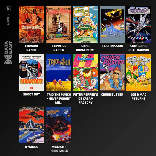 GameRaid Video Game Blaze Evercade Data East Arcade Collection 2 – Cartridge