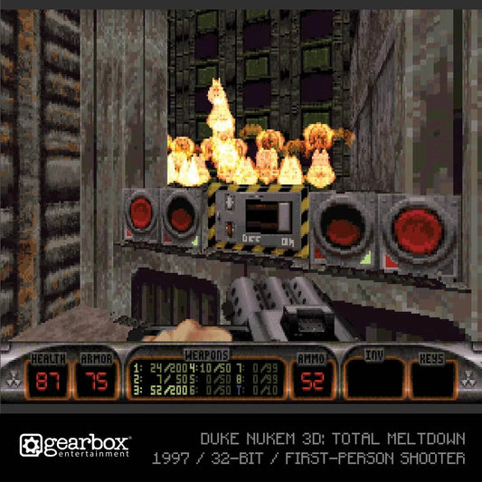GameRaid Video Game BLAZE Evercade Red Cart 33 – Duke Nukem Col. 1