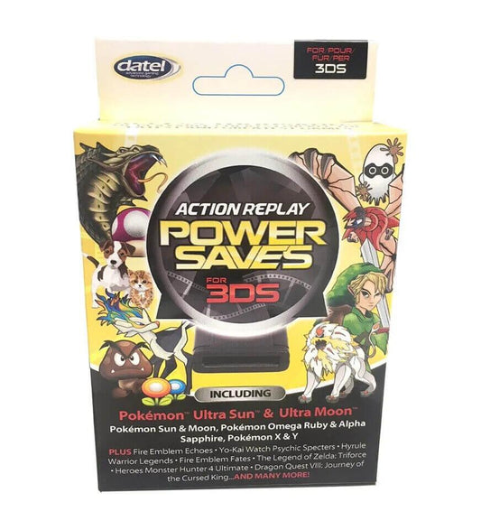 GameRaid Video Game Datel Action Replay Powersaves Cheat Device Nintendo 3DS