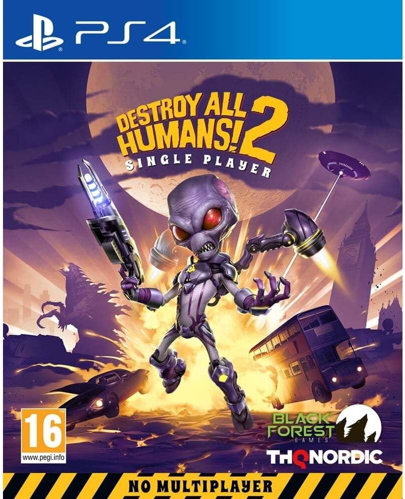 GameRaid Video Game Destroy All Humans! 2 – Reprobed: Single Player – PlayStation 4