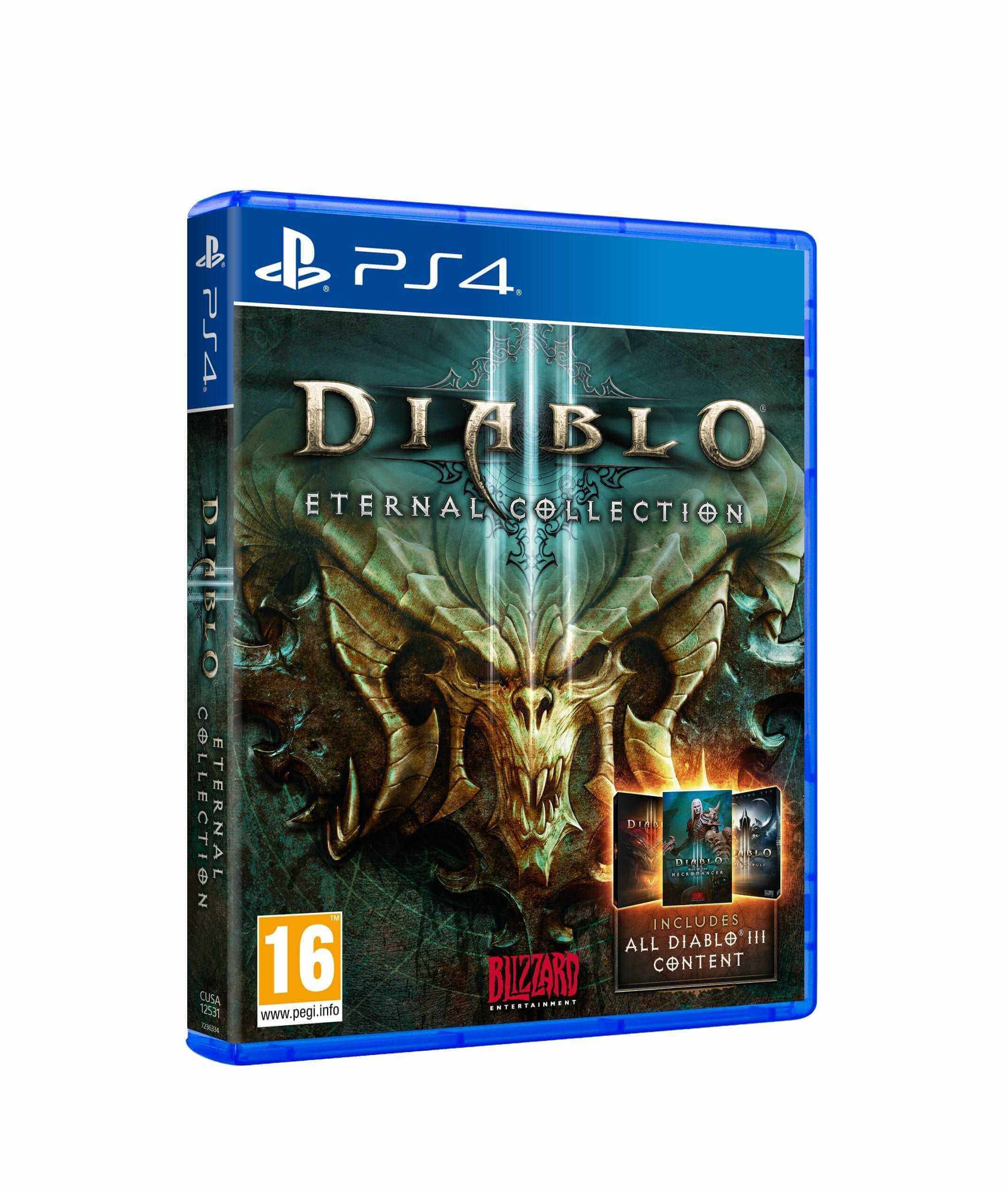 GameRaid Video Game Diablo III Eternal Collection PS4