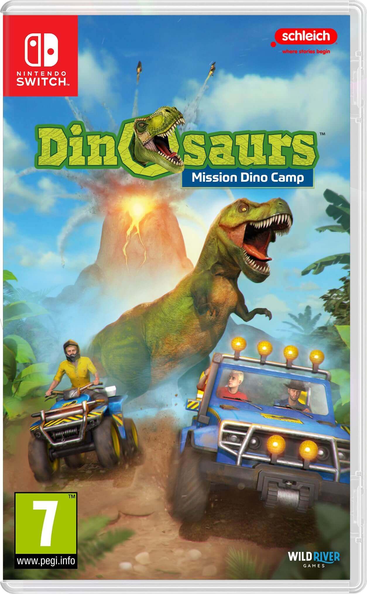 GameRaid Video Game Dinosaurs Mission Dino Camp Nintendo Switch