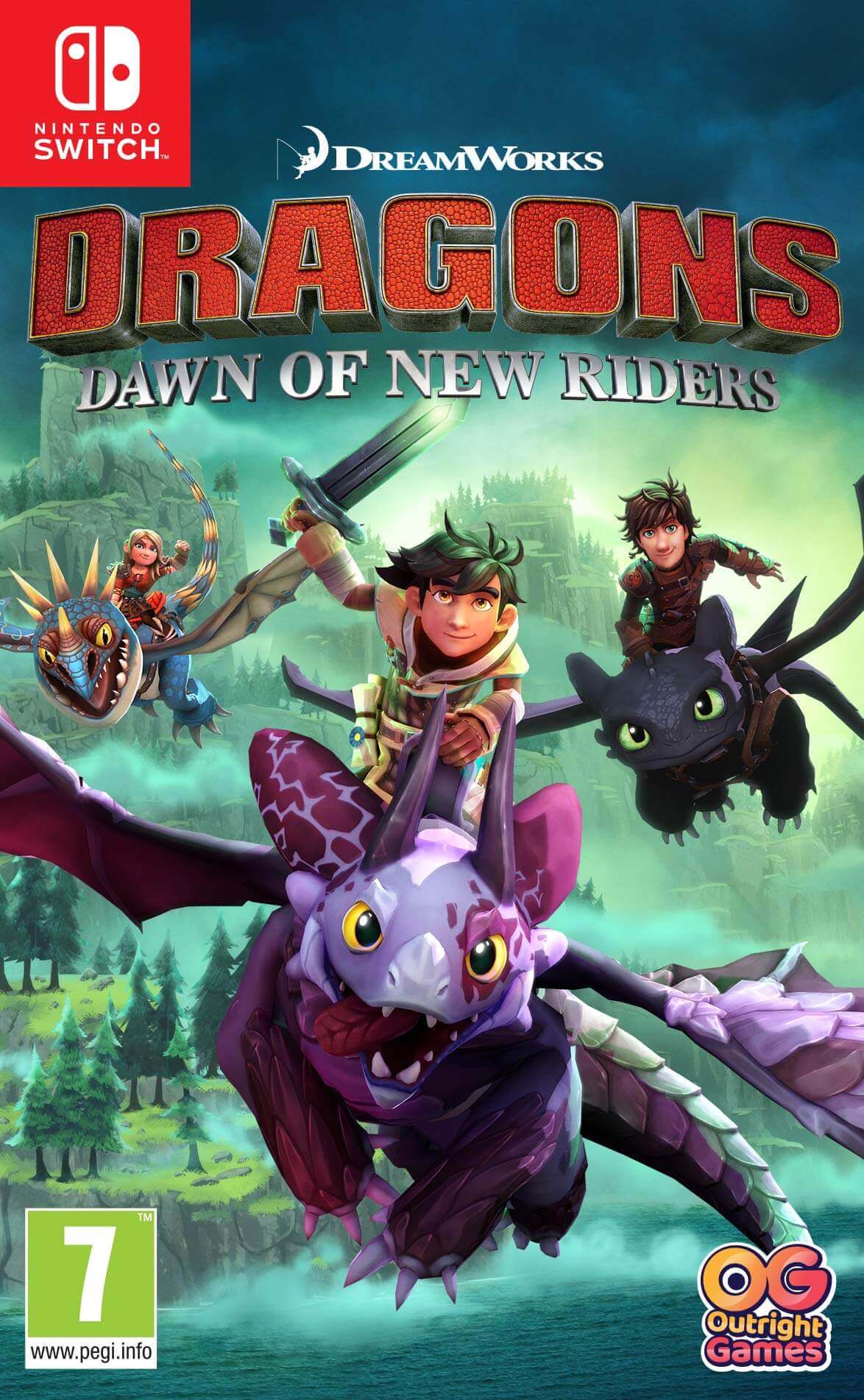 GameRaid Video Game Dragons Dawn of New Riders Nintendo Switch