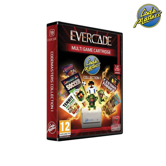 GameRaid Video Game Evercade Codemasters Cartridge 1 Electronic Games No 19