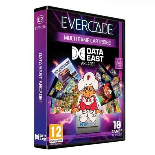 GameRaid Video Game Evercade Data East Arcade Cartridge 1