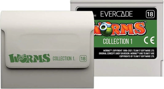 GameRaid Video Game Evercade Worms Collection 1 Cartridge