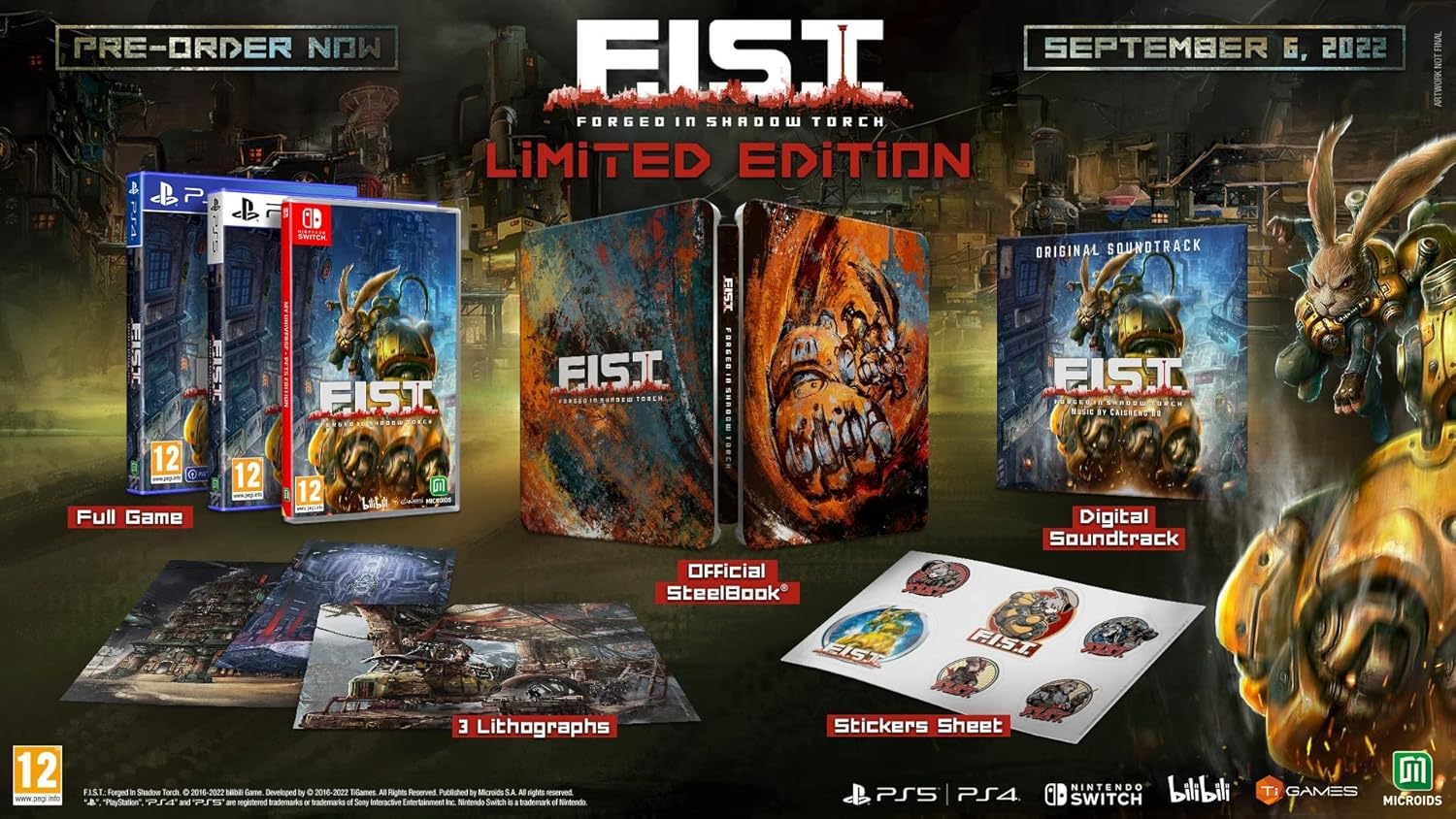 GameRaid Video Game F.I.S.T. Forged In Shadow Torch – Limited Edition (PS4)