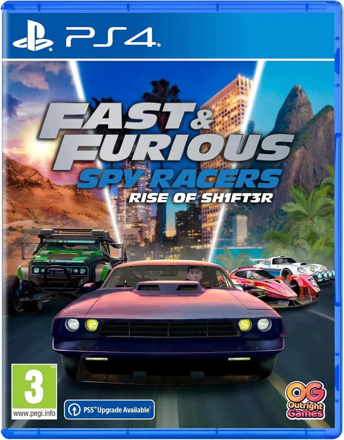 GameRaid Video Game Fast & Furious Spy Racers Rise of Shif3rS Shifters PS4