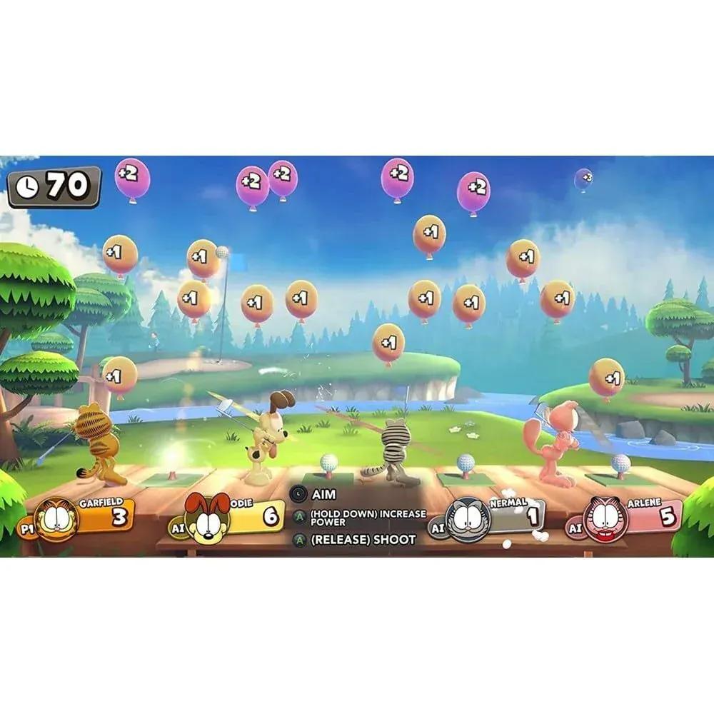 GameRaid Video Game Garfield Lasagna Party Nintendo Switch