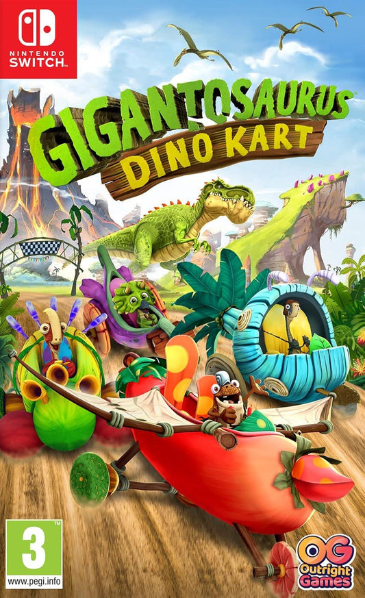 GameRaid Video Game Gigantosaurus: Dino Kart (Nintendo Switch)