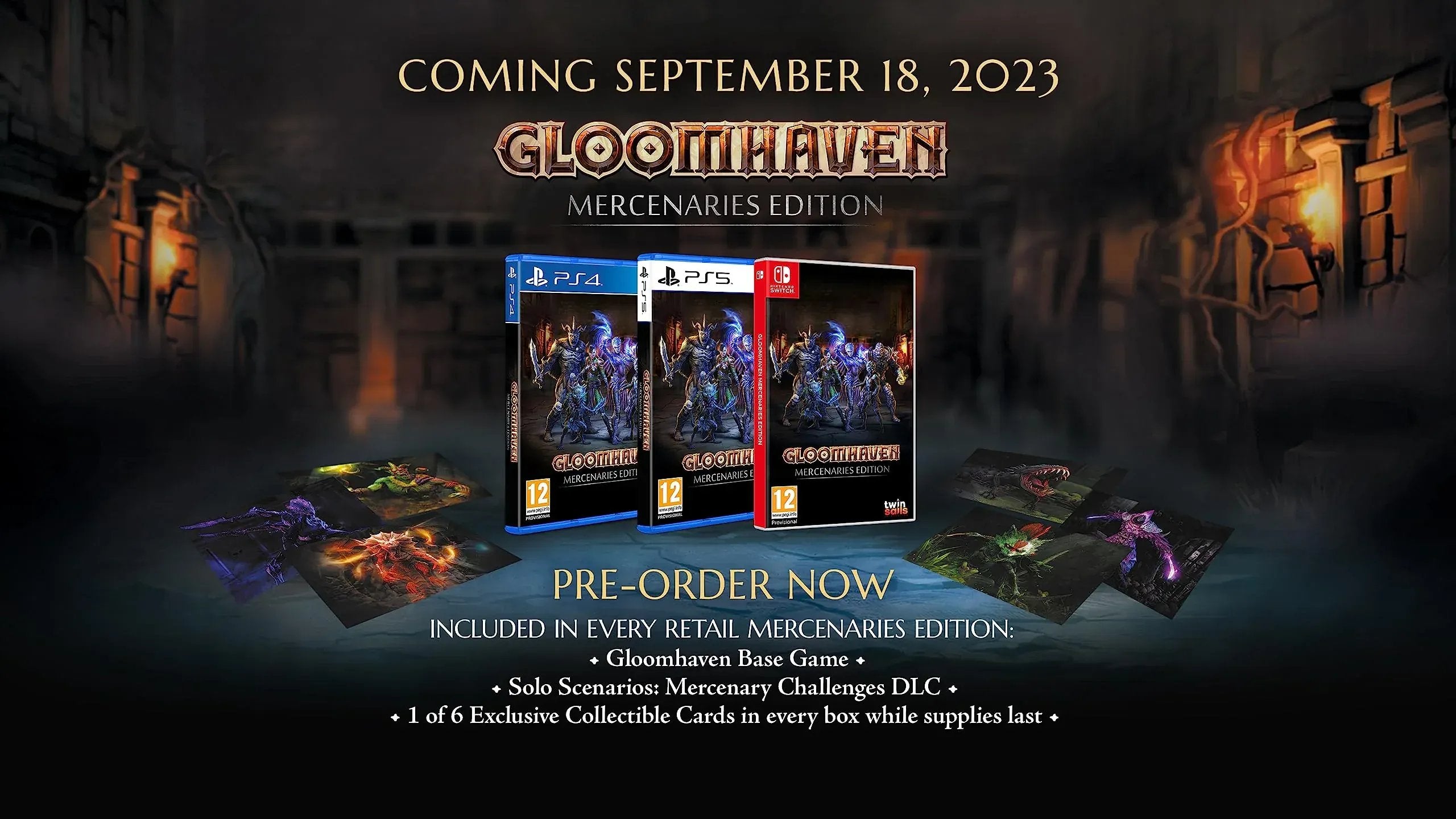 GameRaid Video Game Gloomhaven: Mercenaries Edition Nintendo Switch