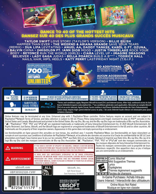 GameRaid Video Game Just Dance 2022 PS4 Import